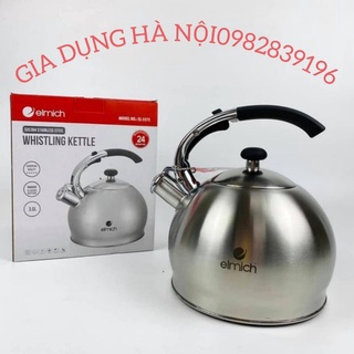 ẤM INOX ELMICH 3373 3L, 5 LỚP ĐÁY, NHẬP SÉC, BH 24 THÁNG