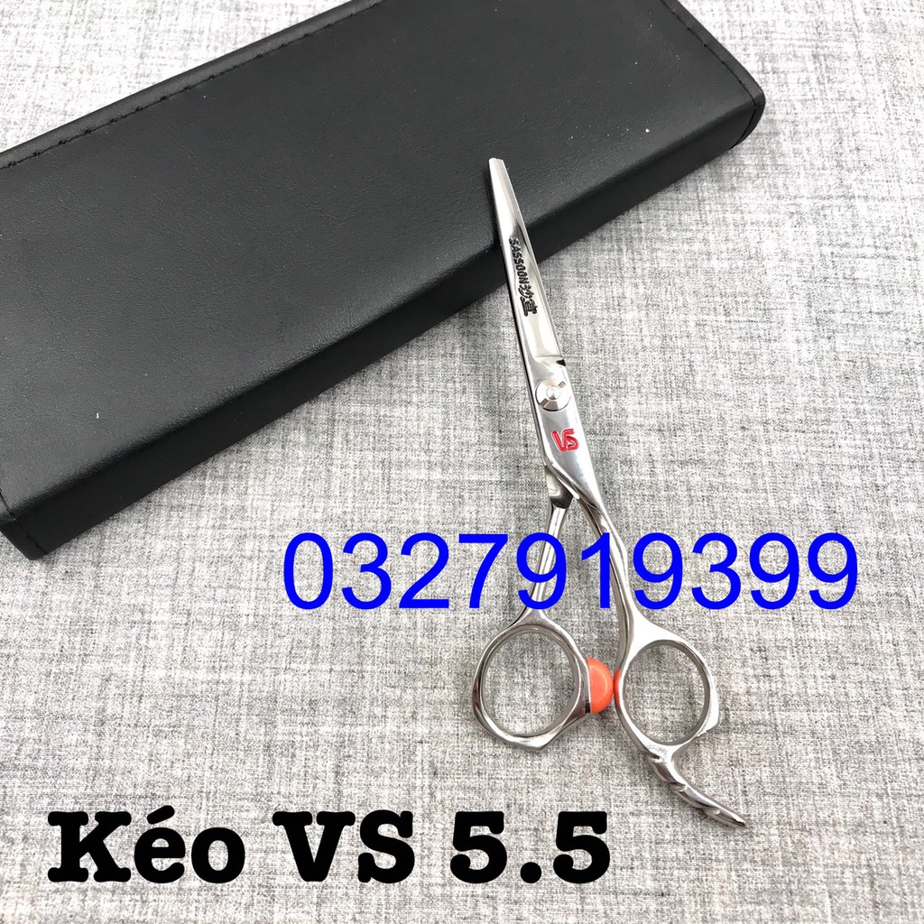 [Free Ship] Kéo cắt tóc cao cấp VS size 5.5 ( bao êm bao bén )