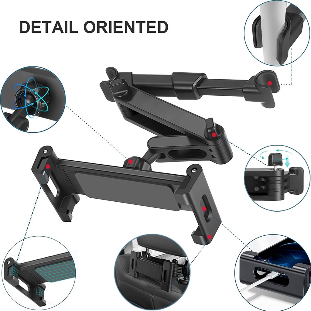 CENZIMO Giá đỡ ipad trên ô tô cho ghế sau Baseus Kẹp giữ máy tính bảng điện thoại cho oto