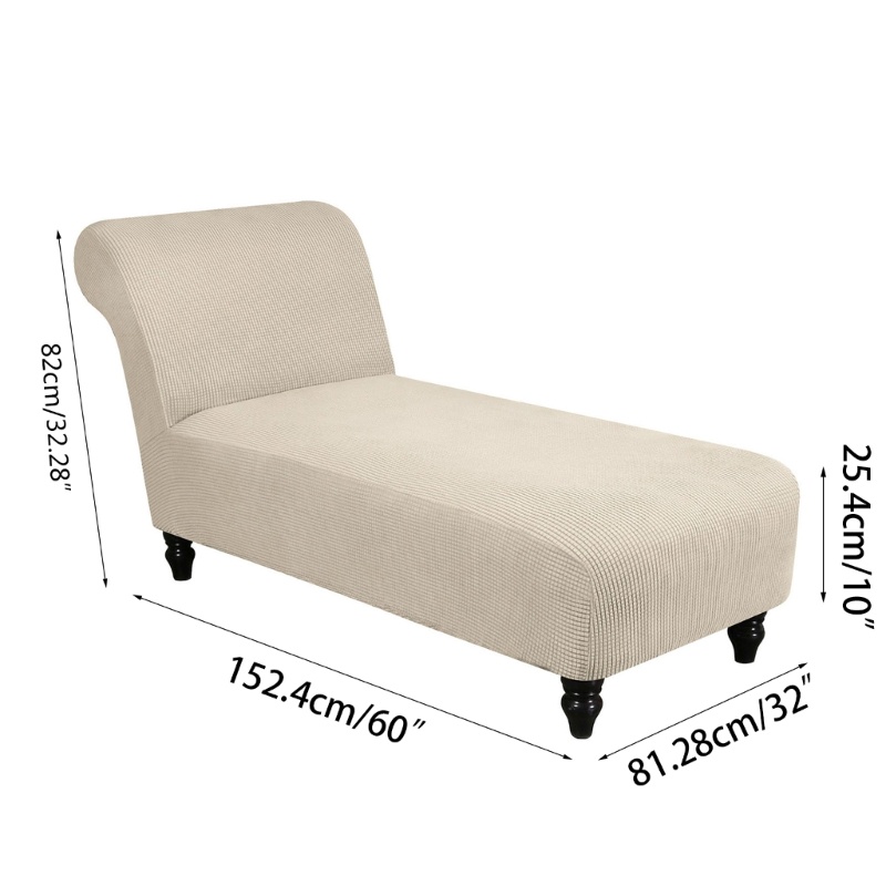 Vỏ Bọc Ghế Sofa Chống Trượt Không Cánh Tay
