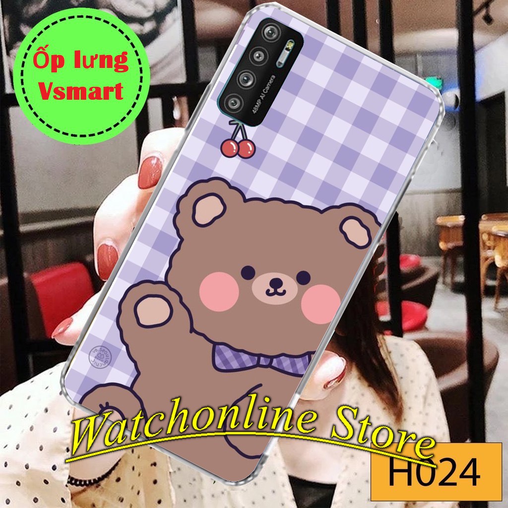 Ốp lưng silicon in hình Vsmart Live 4 Joy4 Active 3 Joy 3 Joy 2+ Joy 1+ Live Active 1 Active 1+ Joy 1 ... Thỏ P3