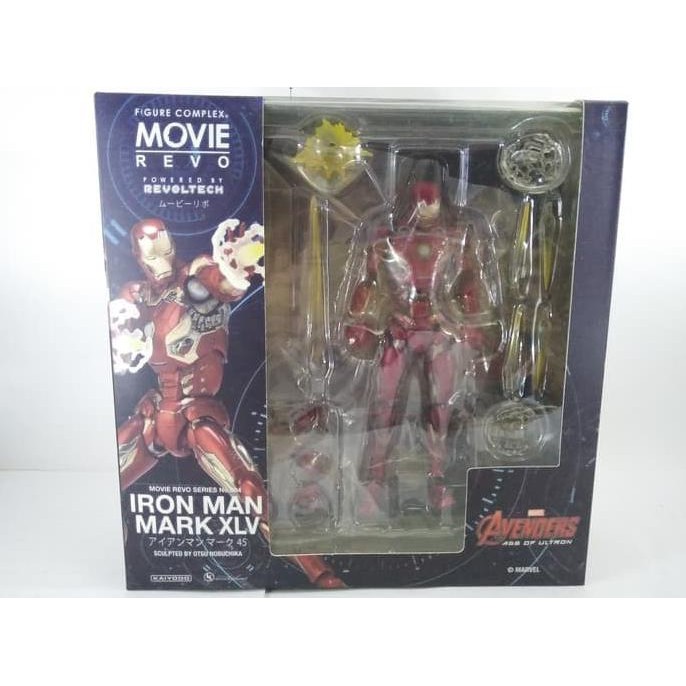 Revoltech Mô Hình Nhân Vật Ironman Xlv Mark 45 Revo Iron Man Age Of Ultron Marvel Hero