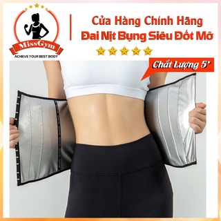 Đai Nịt Bụng Định Hình Siêu Đốt Mỡ MissGym, Đốt Cháy Mỡ Thừa,Tạo Dáng Thon