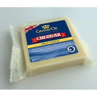 Phô mai Cheddar trắng hiệu Grand’Or 200gr