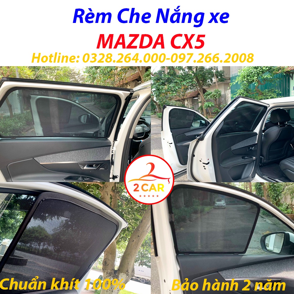 Rèm Che Nắng Xe Mazda CX5 2014-2017, 2018-2022, Rèm Chắn Nắng Xe Mazda CX5, Chuẩn Khít Theo Xe - Bảo Hành 2 Năm