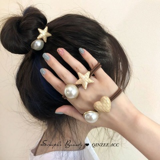 💥 Cột tóc hình sao, trái tim cute