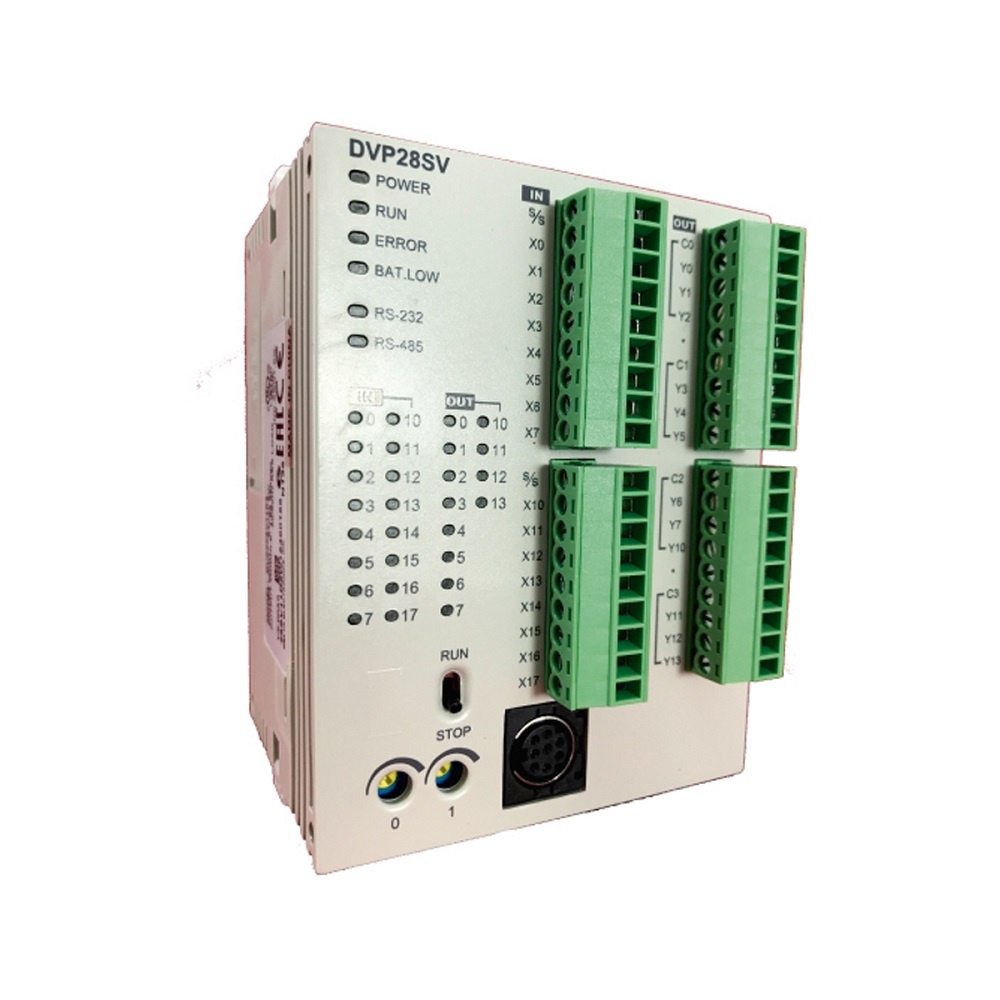 PLC Delta DVP28SV11T2 cho máy khoét khóa CNC cửa nhôm
