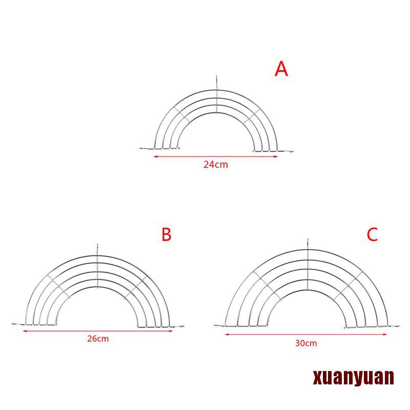 1 Ống Thoát Dầu Bán Nguyệt Bằng Thép Không Gỉ Ba Kích Thước Cho Nhà Bếp