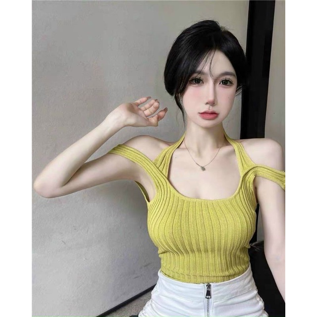 Áo 2 dây gân đũa  kiểu siêu hot sang chảnh A15