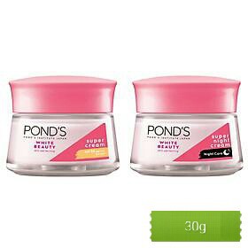 Kem dưỡng da trắng hồng rạng rỡ Ngày và Đêm Pond’s White Beauty 30G