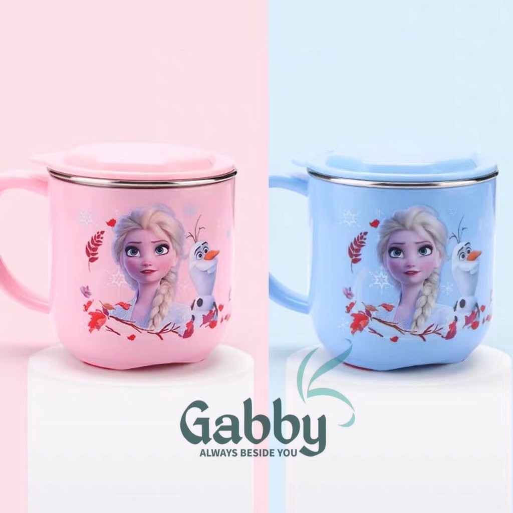 Ly Nước Giữ Nhiệt DISNEY 2D Cho Bé (Mickey/ Minnie/ Elsa/ Spiderman/ Anna/ Olaf/ McQueen/ Mike/ Sulley / Princess)