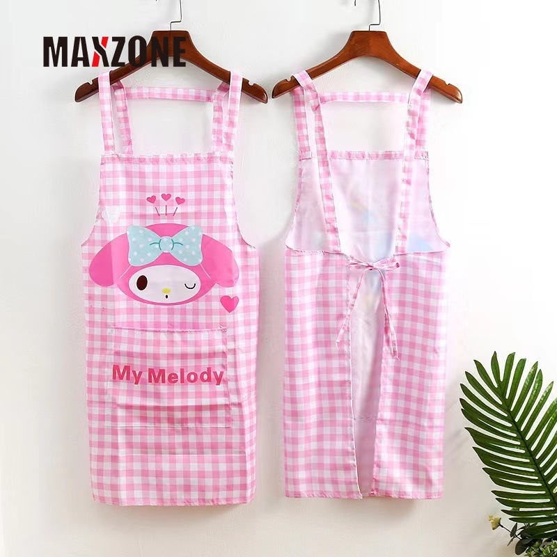 Tạp Dề In Hình Kuromi Cinnamoroll Đáng Yêu