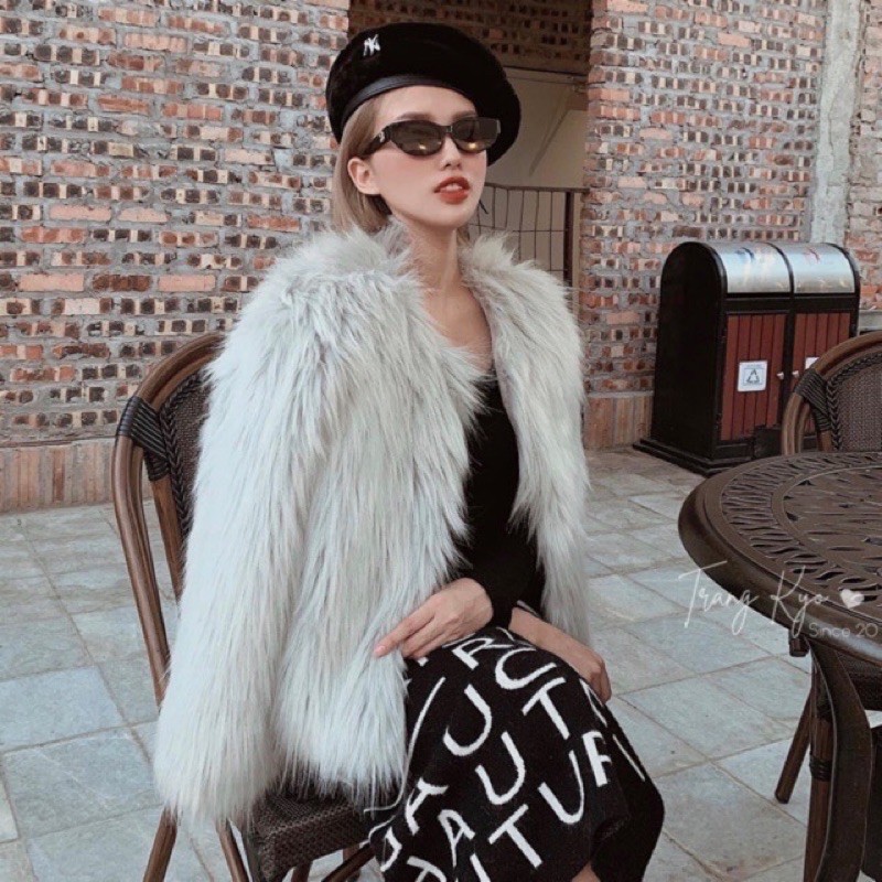 𝐂𝐎́ 𝐒𝐀̆̃𝐍. Áo lông dáng ngắn sang chảnh