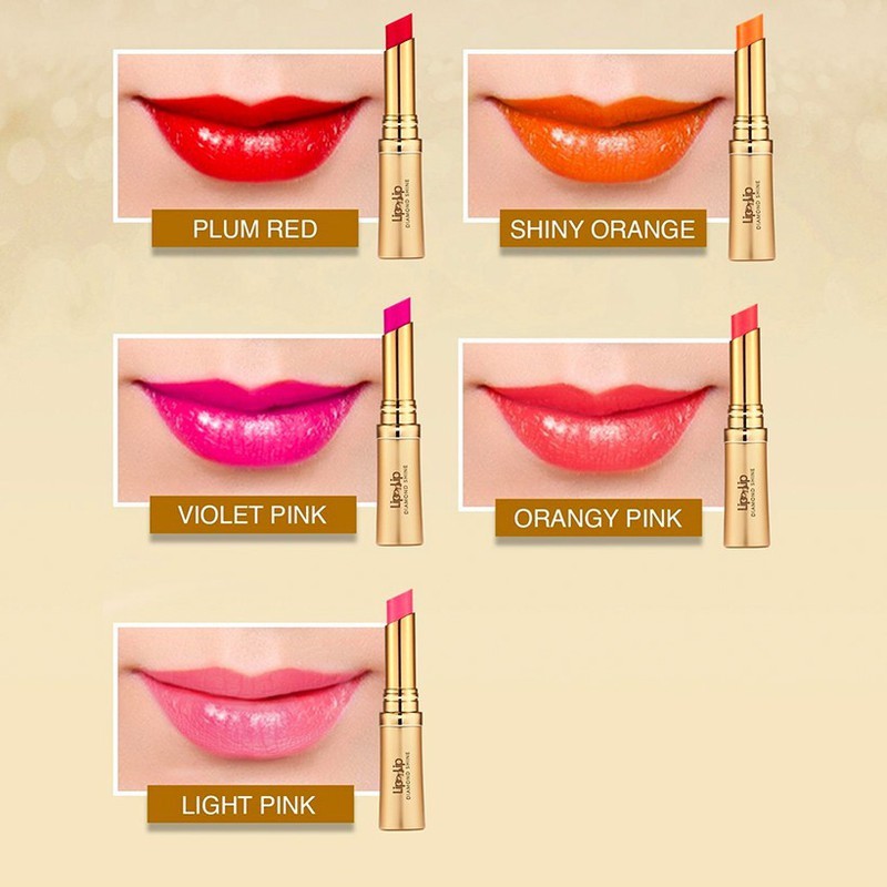 Son Nhũ Trang Điểm Dưỡng Tối Ưu Lip On Lip Diamond Shine 2,2g FREESHIP Hàng Chính Hãng Mềm Môi Dưỡng Ẩm -HT133