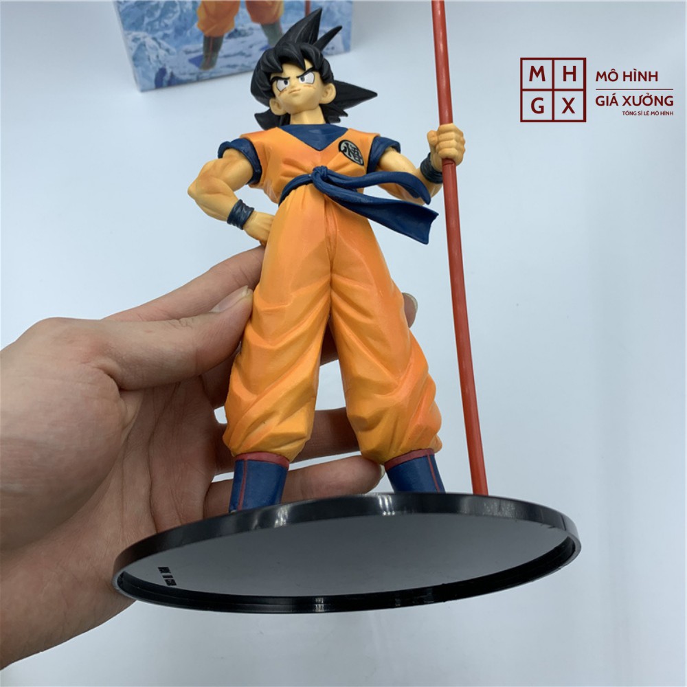 Mô hình Dragon Ball  SonGoku cầm gậy siêu đẹp cao 27cm figure mô hình 7 viên ngọc rồng dragon ball mô hình giá xưởng