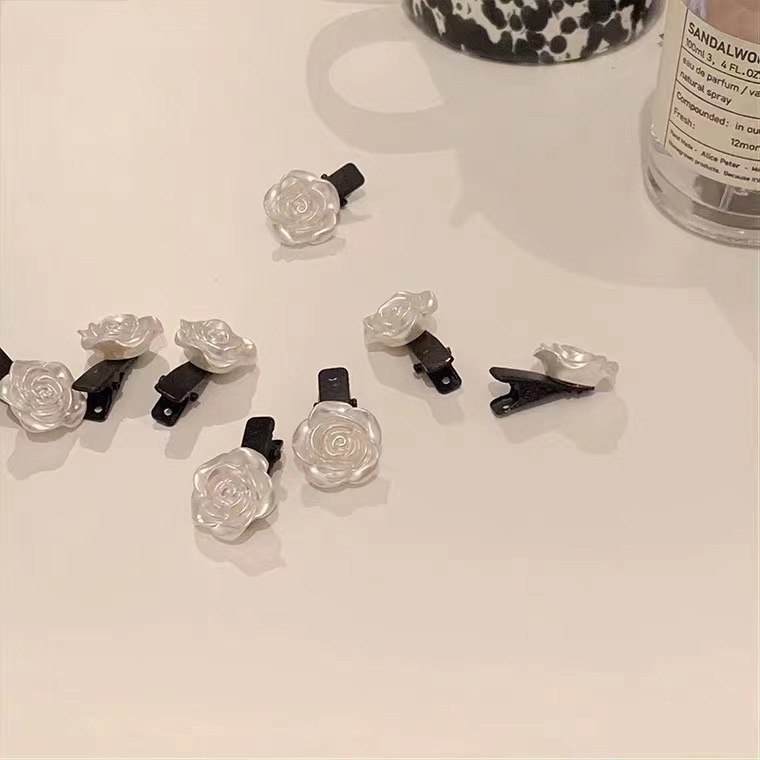 Kẹp Tóc Họa Tiết Hoa Trà Xinh Xắn Thời Trang