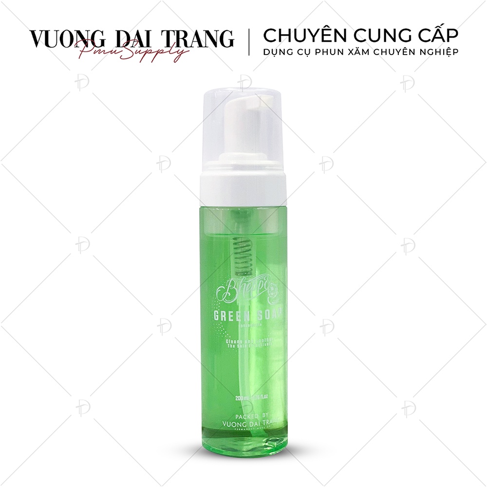 Xịt bọt Green Soap Bheppo vệ sinh sau phun xăm