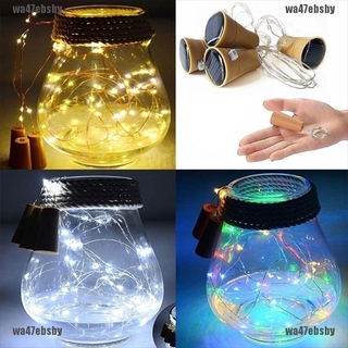 【wa47ebsby】Solar Energy Wine Bottle Lights LED Strings Copper Wire Home Party