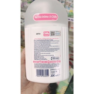 Dung Dịch Vệ Sinh Phụ Nữ Chilly (Nhập Khẩu Italy)