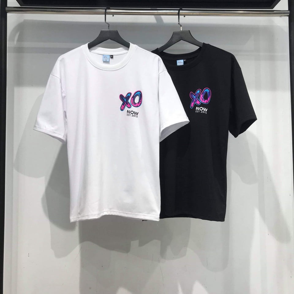 Áo thun XOXO tay lỡ form rộng 3 màu tím trắng đen unisex -Áo phông nam nữ oversize đẹp ulzzang Hàn Quốc 2020 |Valu Store
