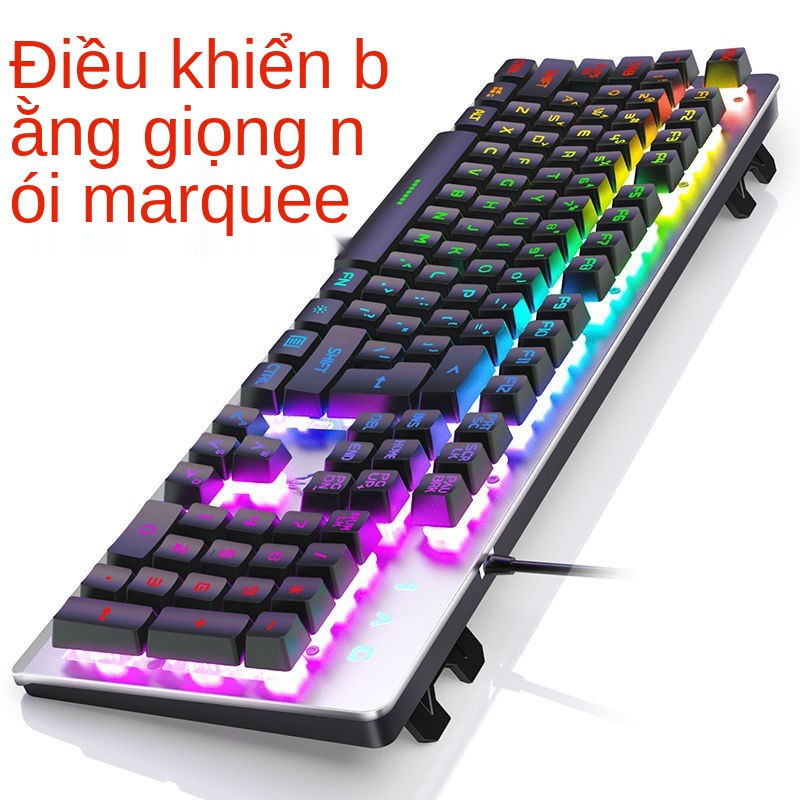 Bộ bàn phím và chuột thao tác Silver Eagle K002 có dây usb máy tính notebook game ăn gà