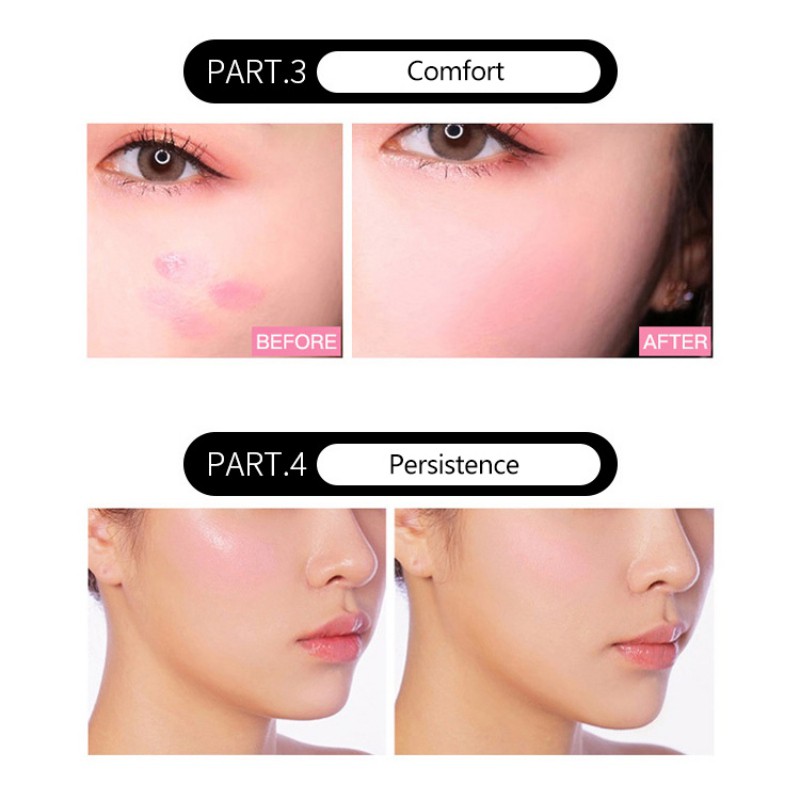 [Hàng mới về] Phấn má hồng dạng lỏng dưỡng ẩm chống thấm nước làm sáng da hiệu quả