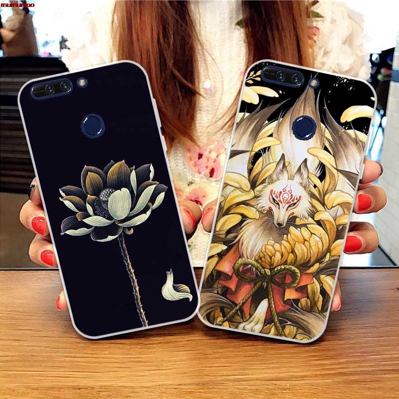 Ốp điện thoại THCPD mẫu 1 cho Huawei Honor 8 4C 5C 7C 6A V10 V9 7X 9 6C Pro Lite Y3II Y5II Y6II
