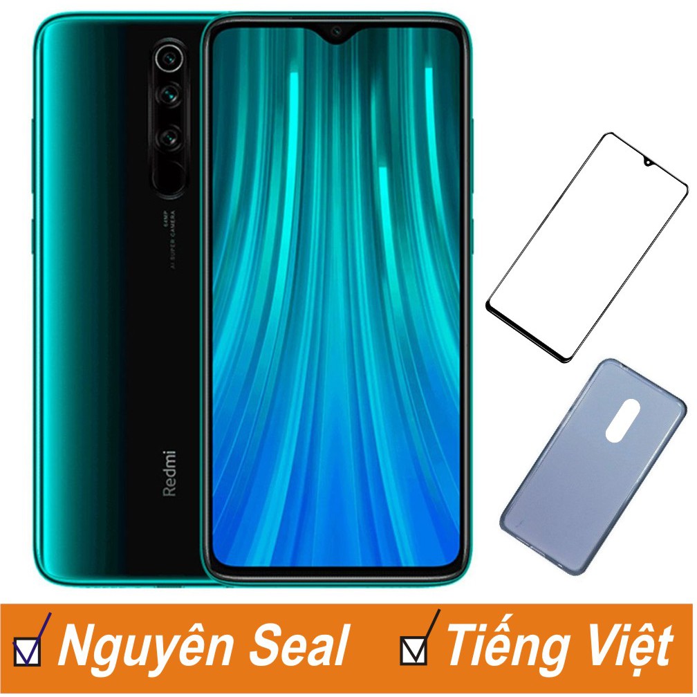 [Mã ELC2C10 giảm 7% đơn 500K] Điện Thoai Xiaomi Redmi Note 8 pro 64/6GB, 128/6GB, 128/8GB - Hàng nhập Khẩu