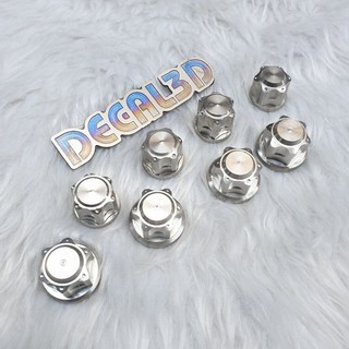 Tán salaya inox 304 10 ly 12 ly găn chân phuộc cốt bánh trang trí xe máy cực đẹp