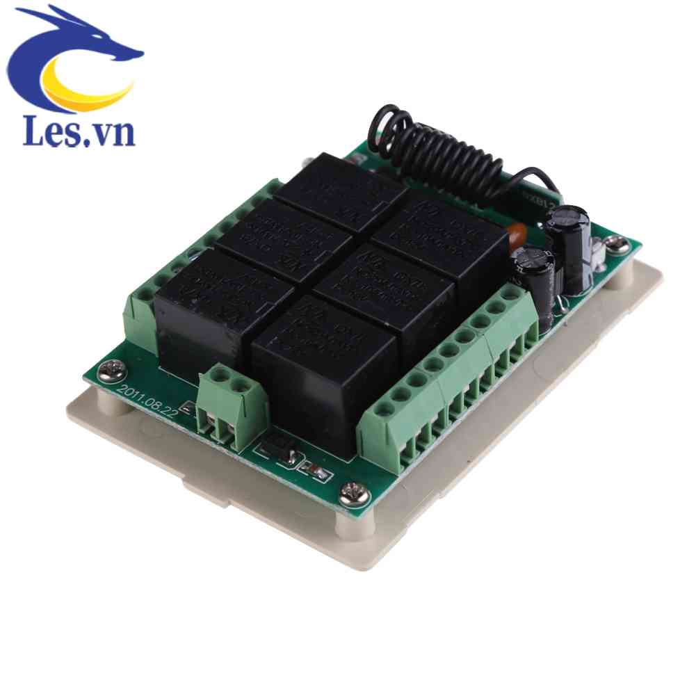 Bộ Công Tắc Điều Khiển Từ Xa Không Dây DC 12V 6 Kênh RF