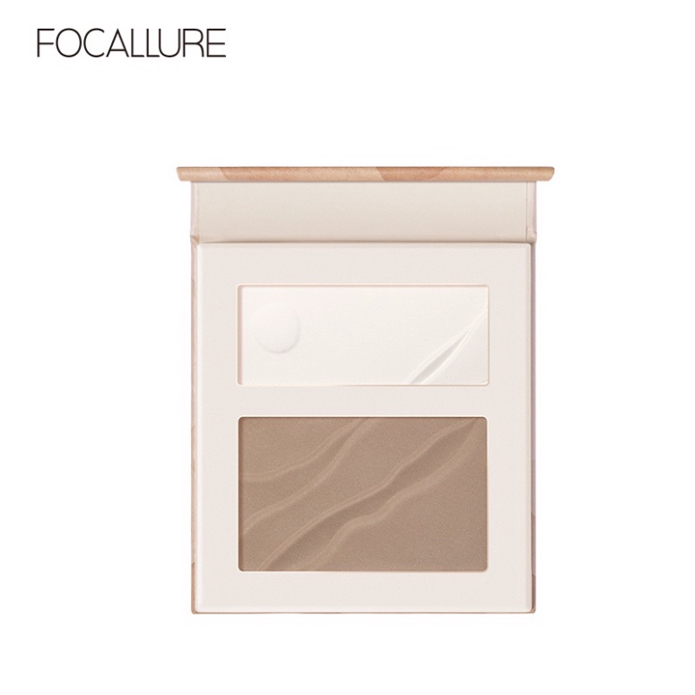 Bảng Phấn Bắt Sáng Tạo Khối FOCALLURE 8g 2 Trong 1 Trang Điểm Tự Nhiên Lâu Trôi A7