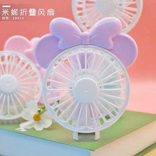 Quạt tích điện mini hình mickey