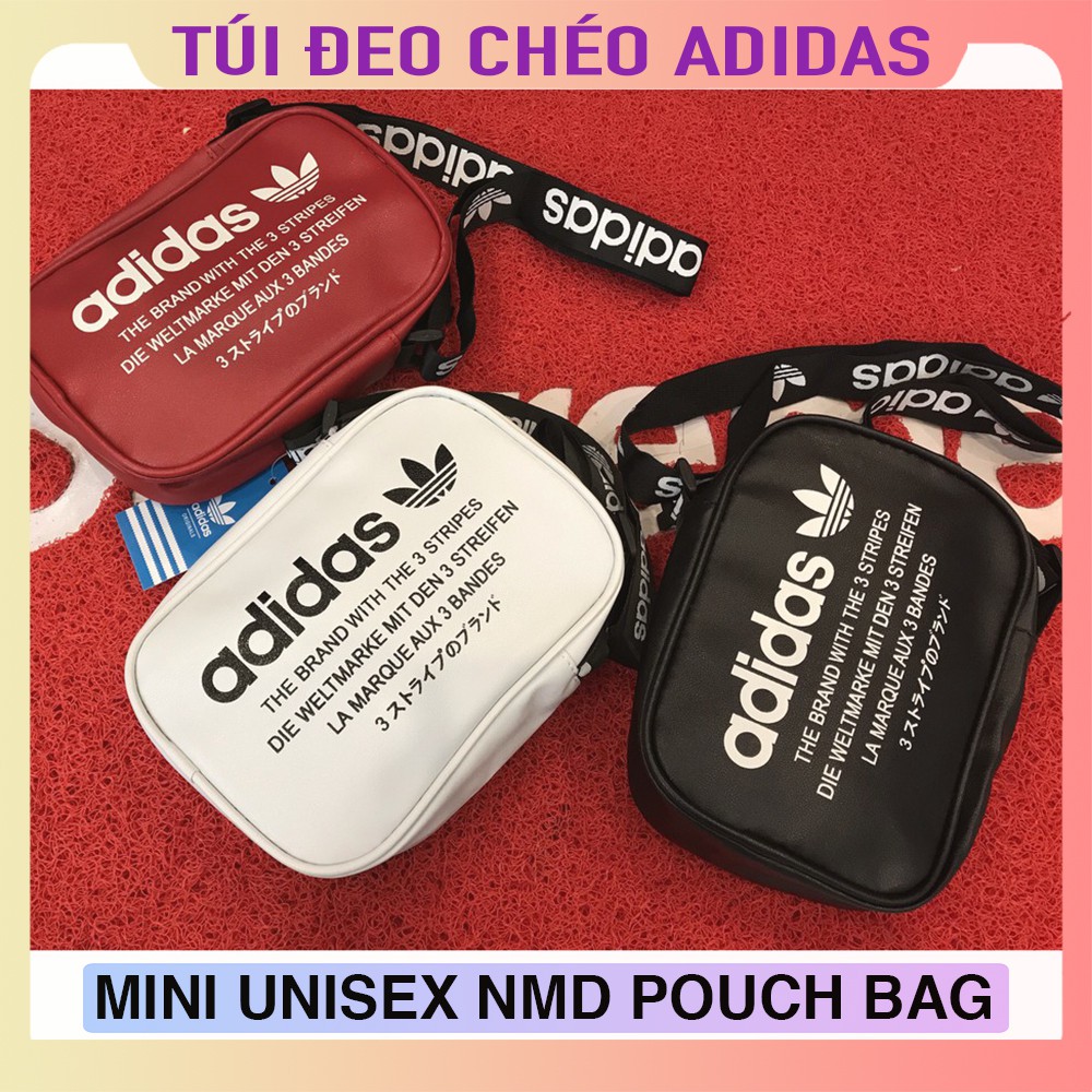 (NEW 2019) TÚI ĐEO CHÉO DA$ MINI UNISEX NMD POUCH BAG-TÚI BAO TỬ-THỜI TRANG-PHONG CÁCH-CÁ TÍNH-FULL TEM KHÓA