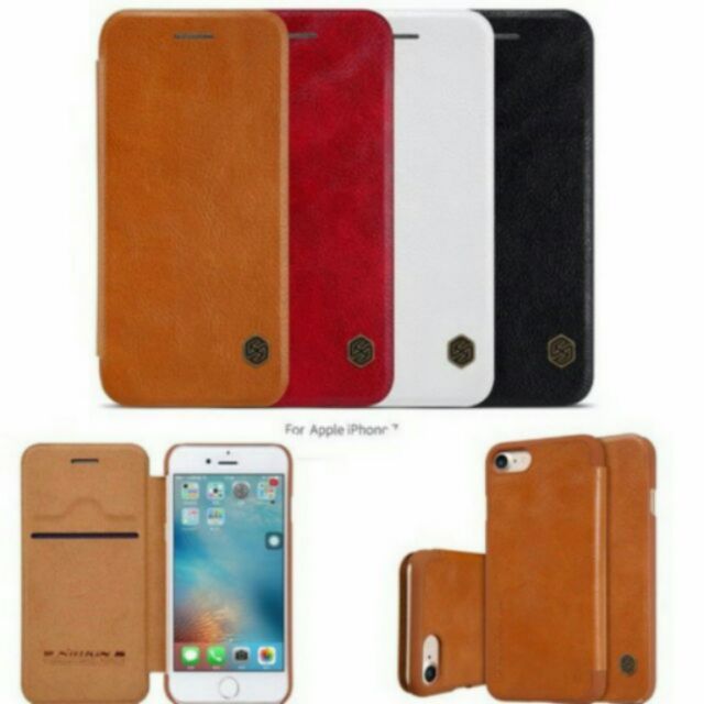 Bao da iphone 6/6s hiệu nillkin QIN (hàng chuẩn chính hãng)có ngăn đựng thẻ
