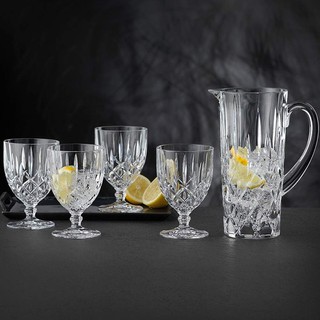(Hàng Đức) Set 1 bình 1,19l 4 cốc 350 ml Nachtmann 102387 Noblesse jug