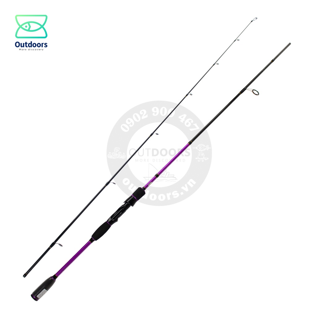 Cần câu lure đứng KW Explorer Carbon 1m8/ 2m1/ 2m4 M bằng carbon chuyên lure cá lóc, cá chẽm,.. tải cá gần 7kg