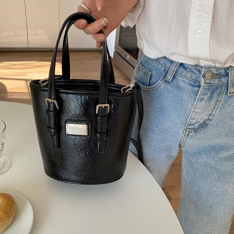 Túi xách tay IELGY phong cách retro Hàn Quốc thiết kế thời trang cao cấp cho nữ