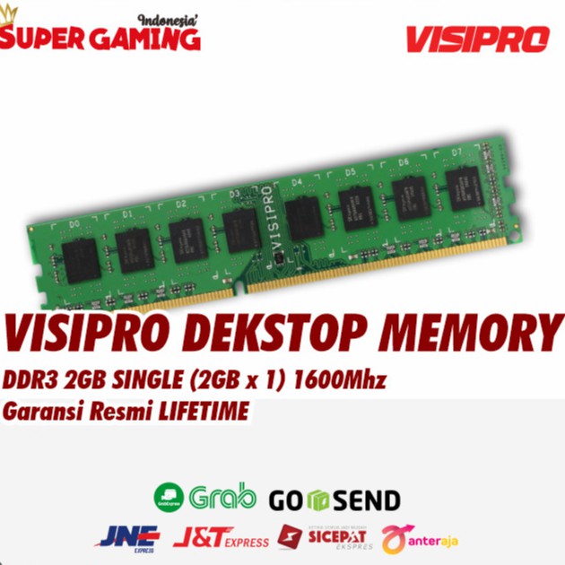 Chuột Gaming Visipro Ram 2gb (2gb X 1) Ddr3 1600