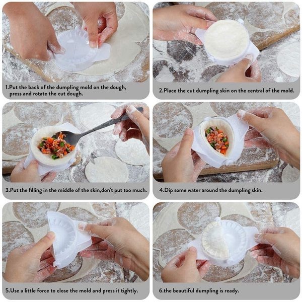 Khuôn Làm Bánh Bao Bằng Nhựa Tiện Dụng Cho Nhà Bếp