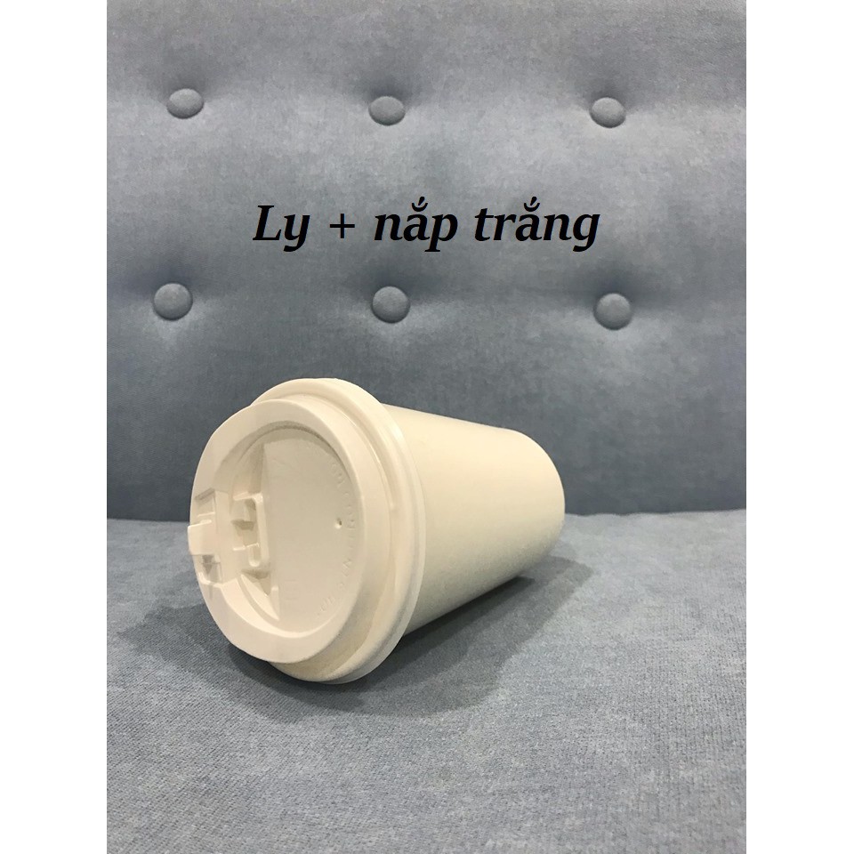 Ly giấy Kleur - Set 10 Ly lạnh 12oz EU 400ml - Trắng