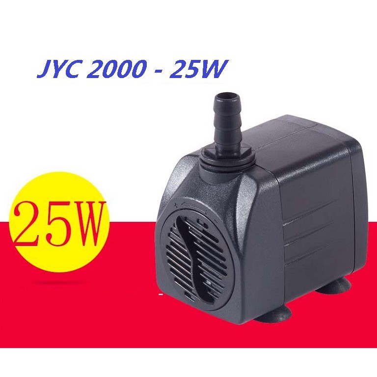 Máy bơm quạt hơi nước 25W ,JYC 2000 máy bơm bể cá siêu nhỏ