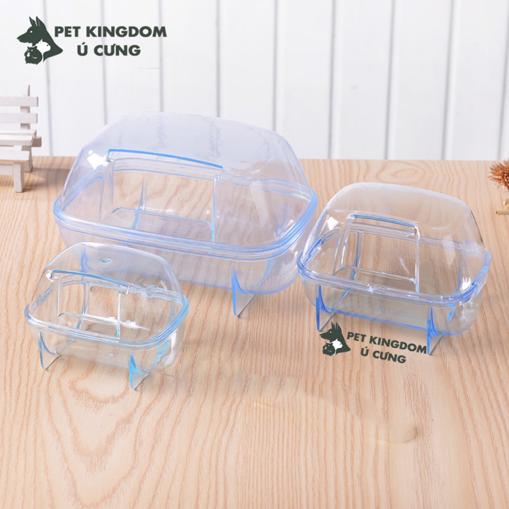 Nhà tắm hamster mica size lớn 18x12x11cm