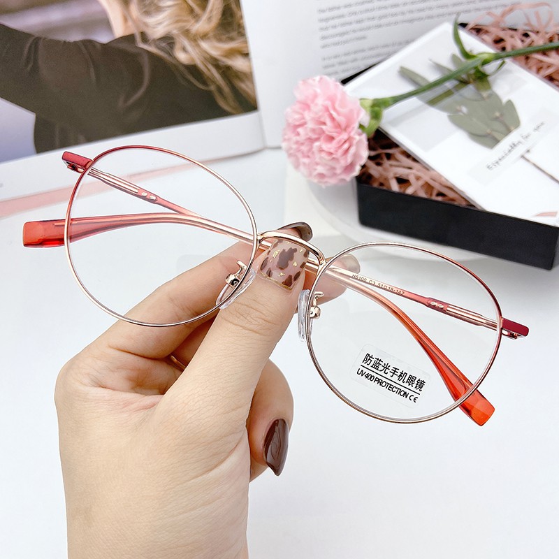 Mắt Kính Gọng Tròn Chống Ánh Sáng Xanh Jz5100 | BigBuy360 - bigbuy360.vn