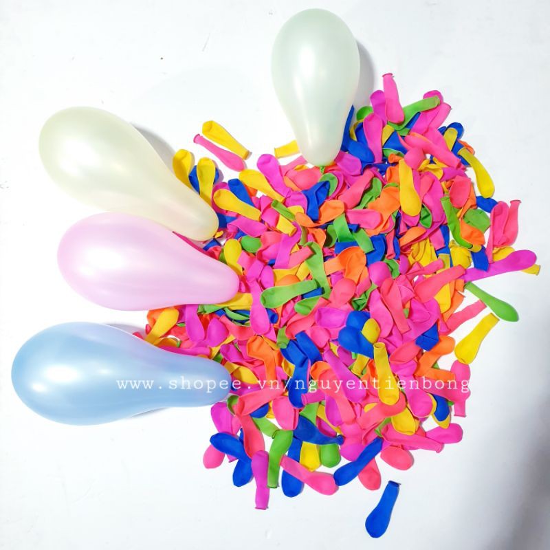 500 Quả Bóng Bay Nhỏ Kích Thước 18Cm