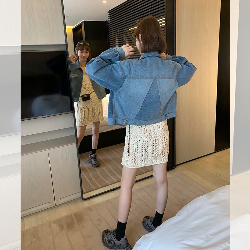 Bán Chạy!F &amp; X Niche Đầm Ngắn Không Tay Dệt Kim Phong Cách Nhật Bản [13C] 2022