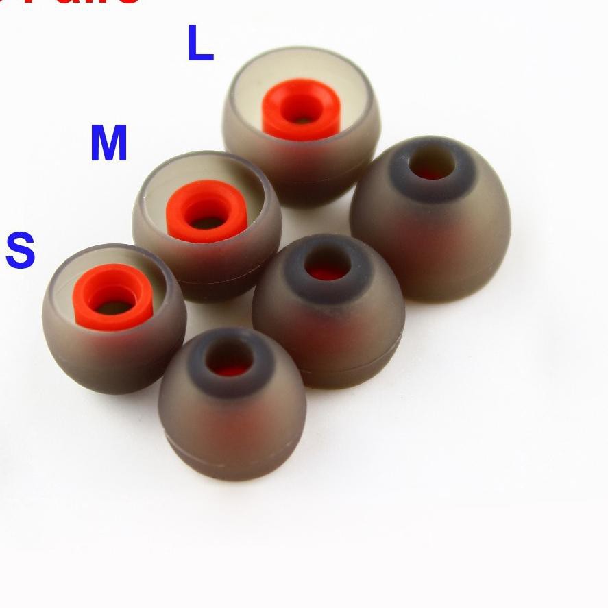 Nút Tai Nghe Thay Thế Bằng Cao Su Silicone Size S M L - Eartips