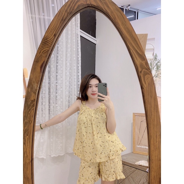 Bộ PIJAMA / Pizama BỘ HAI DÂY MẶC NHÀ CHẤT ĐŨI LANH SIÊU MÁT | BigBuy360 - bigbuy360.vn