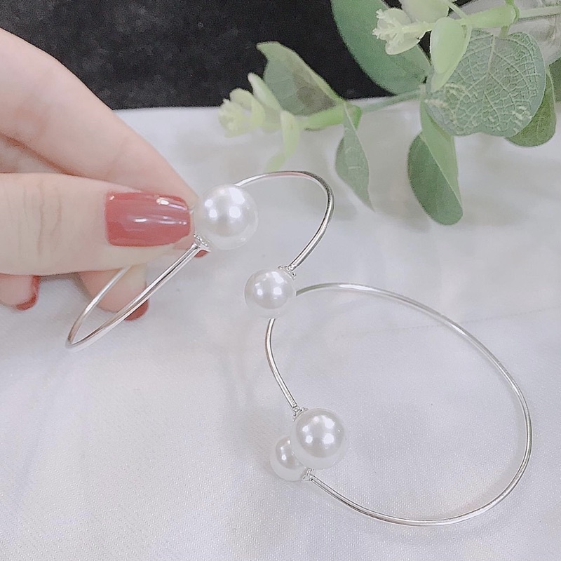 Lắc tay nữ Bạc ta sáng bóng , trẻ trung - Vàng Bạc Khải Khải