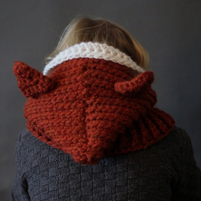Mũ Len Dệt Kim Đính Nơ Tai Cáo Chống Gió Giữ Ấm