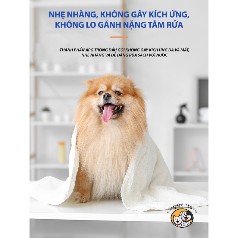 Sữa tắm chó mèo PET SHOWER GEL,chiết xuất tự nhiên giúp khử mùi ,diệt khuẩn,lưu hương